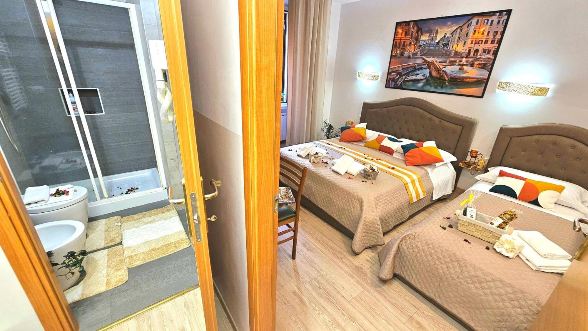 A Casa Simpatia Roma - Free Parking If You Book 4 Nights Bed and Breakfast Eksteriør billede